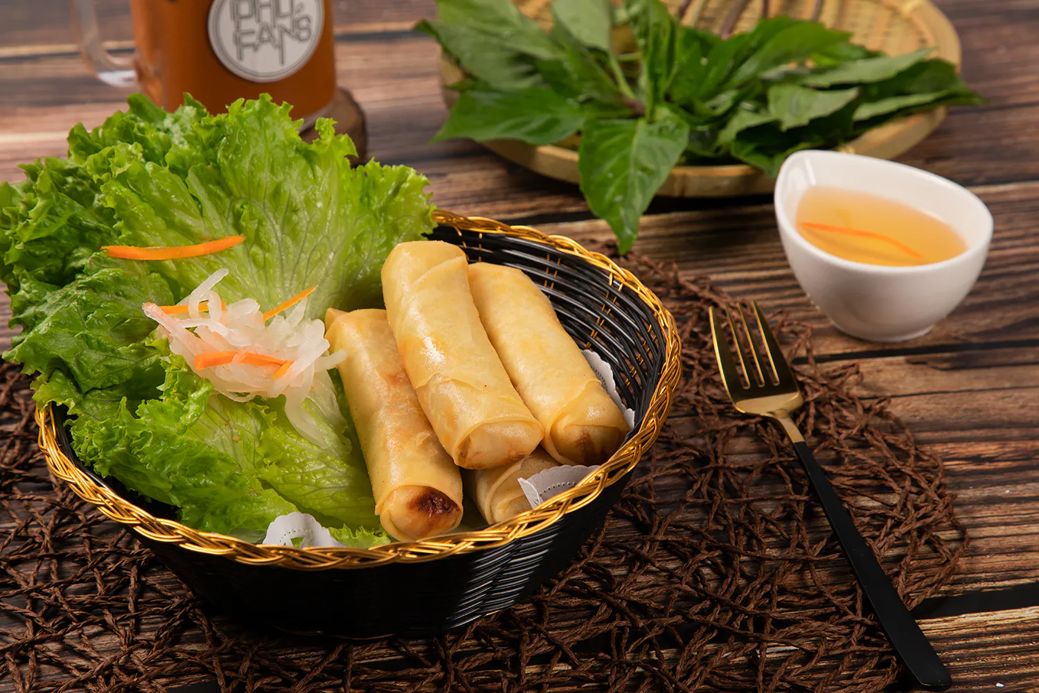 Fried Spring Rolls at Pho Fans, Vietnamese Restaurant in Smithtown